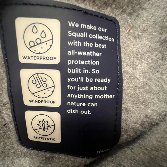 Lands' End Yellow Hooded Jacket - Picture 6 of 6